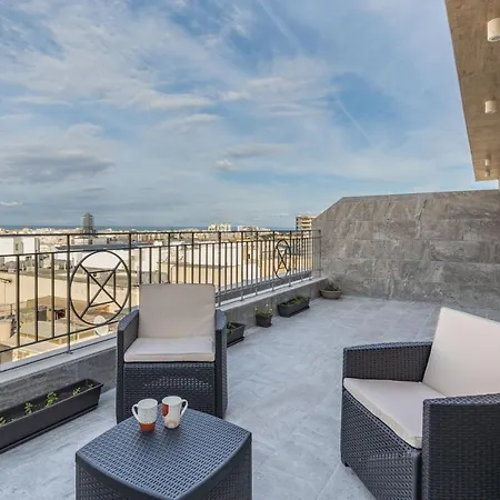 Terrace View-stylish 2bedroom Penthouse Ac-wifi Lejlighed *