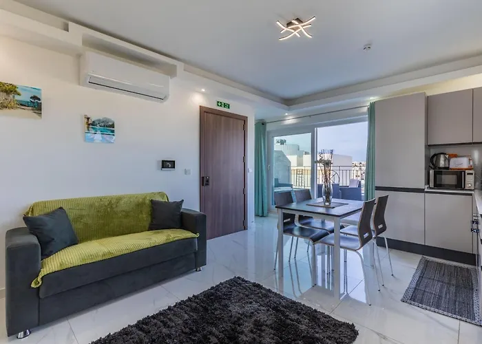 Terraceviewvalletta-stylish 2bedroom Penthouse Ac-wifi *