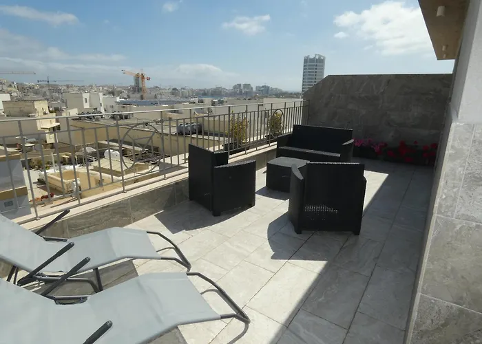 Terraceviewvalletta-stylish 2bedroom Penthouse Ac-wifi
