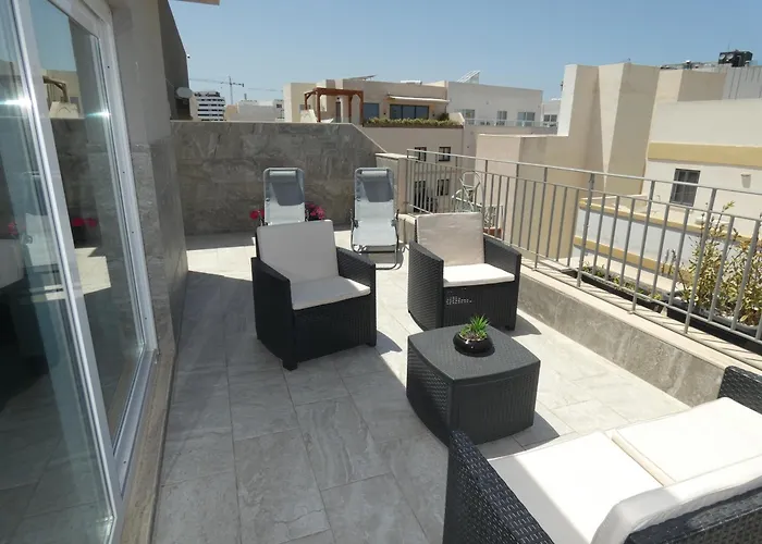 Terraceviewvalletta-stylish 2bedroom Penthouse Ac-wifi Msida